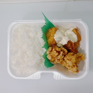 ダブル鶏弁当